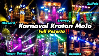 Full peserta‼️Karnaval Kraton Mojo Kediri 2024 sound Brewog,Blizzard,Rwj,brengos,zulfais,tanpa batas