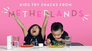 Snacks from the Netherlands | Kids Try | HiHo Kids