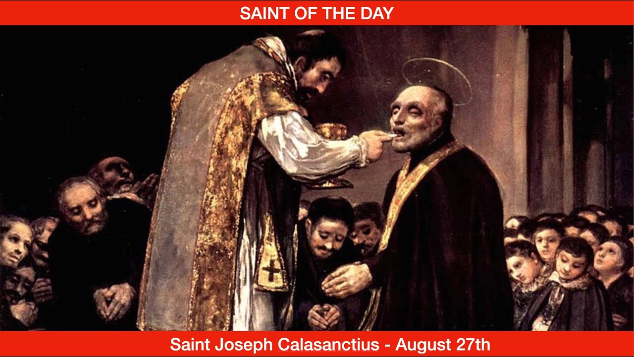 Saint Joseph Calasanz - August 27 - YouTube