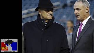MLB Commissioner Rob Manfred, Joe Torre Make Conflicting Calls on Electronic Strike Zone