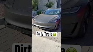 Washing My Tesla For The First Time In A Month 🤢😅