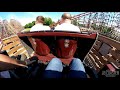 zadra energylandia first reaction last row horizon lock pov onride