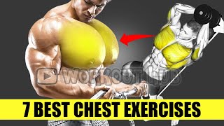 Chest Workout - 7 BEST CHEST EXERCISES WITH DUMBELLS ONLY