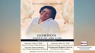 Memorial Service for Veta Chloe Gordon