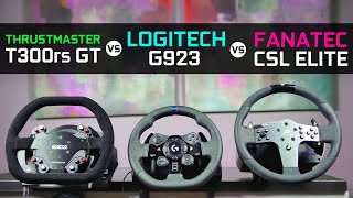 Ultimate Budget Sim Racing Wheel - Logitech G923 vsThrustmaster T3000rs GT vs Fanatec CSL Elite