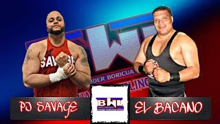 PJ Savage vs El Bacano