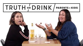 Parents & Kids Play Truth or Drink | Truth or Drink | Cut