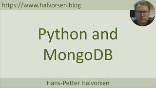 Python and MongoDB