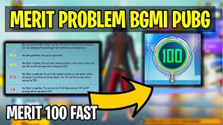 insufficient merit cannot start the game| pubg me merit kaise badhaye fast| how to increase merit