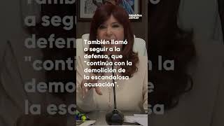 Continúan los alegatos finales de la defensa de Cristina Fernández de Kirchner