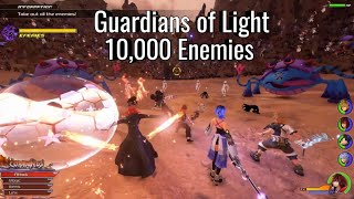 KHIV Sora \u0026 Guardians vs 10,000 enemies [Kingdom Hearts 3]