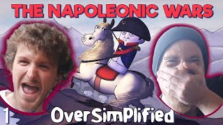 HISTORY FANS REACT - OVERSIMPLIFIED NAPOLEONIC WARS PART ONE UK -