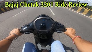 2024 Bajaj Chetak 3201 Electric Scooter Ride Review || Special Edition Black Colour ⚫️