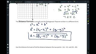 Informal Notes 4.4B Distance Formula