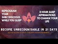 The most powerful 8 hour sleep affirmation on Youtube | Manifest anything