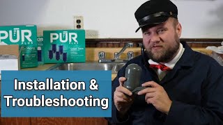 How to Install a Pur Plus Water Filter & Troubleshooting No-Water or Red Light Issues