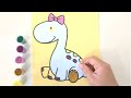 baby dinosaur sand painting coloriamo con la sabbia