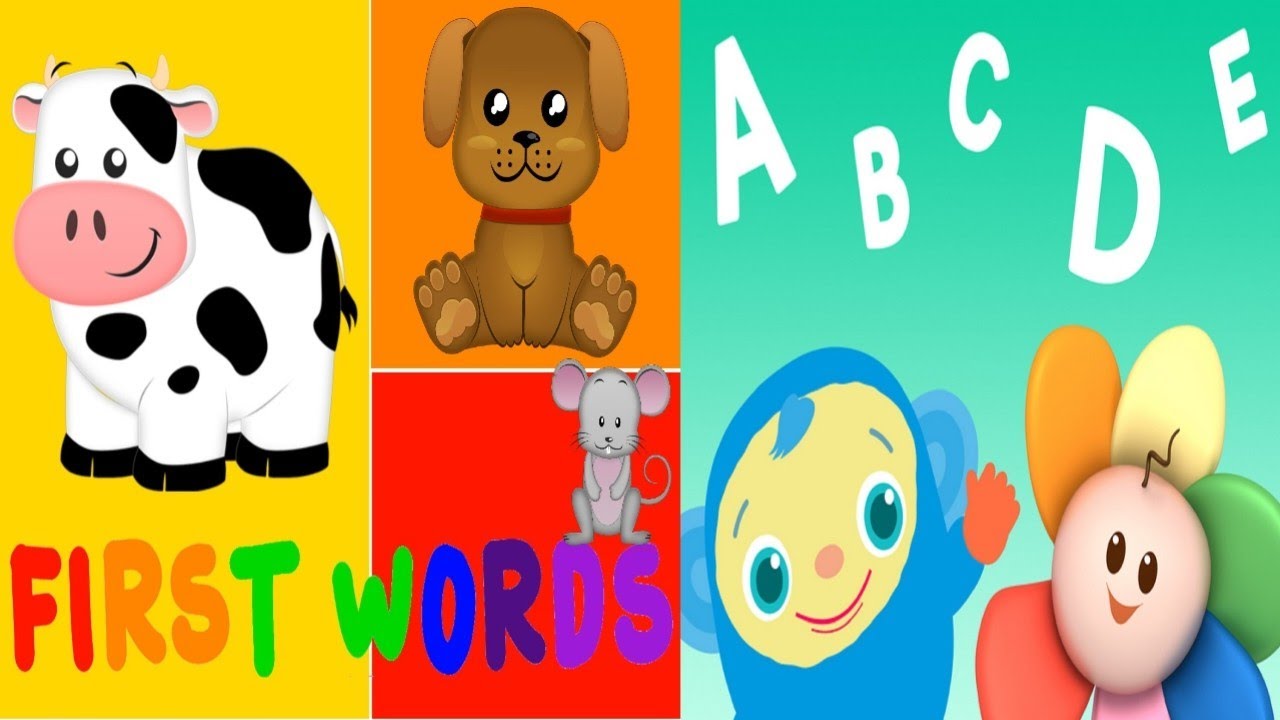 Baby's First Words|Baby Learning Videos|Phonics Songs|Learn Colors For ...