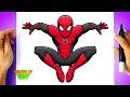 how to draw spider man no way home