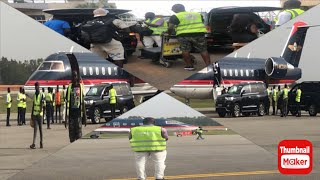 #WOA;SHATTA WALE and his Team(Crew) Arrived @Prempeh1 international Airport(KUMASI) Private Jet✈️