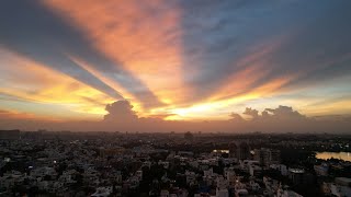 Evening Bliss Bengaluru Drone View