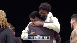 Kyrie & Brooklyn Nets Show Caris LeVert Love After The Game