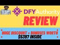 DFY Authority Review 👉Demo And 🎁Bonuses🎁 Worth 💲5397 For👉 [DFY Authority Review]👇