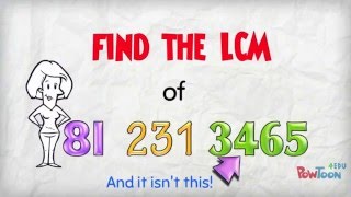 Find the LCM of 81, 231 \u0026 3465 (3: Very big numbers? No problem!)