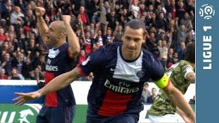 But Zlatan IBRAHIMOVIC (13') - Paris Saint-Germain - SC Bastia (4-0 - 2013/2014
