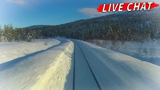 TRAIN 10 hours 🔴 WINTER CAB VIEW