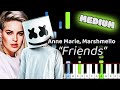 Marshmello & Anne Marie Friends Piano Cover