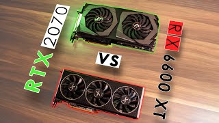 RTX 2070 vs RX 6600 XT - $200 Used GPU Comparison! | Ray Tracing, Upscaling \u0026 More