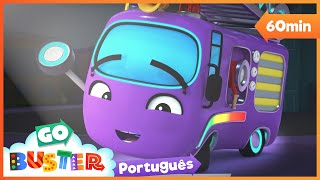 Lava-Carro Colorido | Go Buster em Português | Desenhos Animados para Crianças