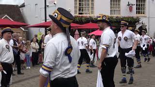 Hammersmith Morris dance "Bampton Trunkles" Warwick Folk Festival Saturday 29th July 2023