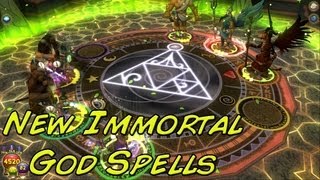 Wizard101: New Aquila Immortal God Spells - Zeus, Poseidon, Hades