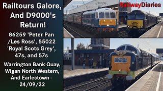 Railtours Galore, And D9000's Return! - The Deltic Delight, The Cumbrian Coast Express, \u0026 More