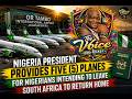 DAY ONE SCREENING PROCESS FOR NIGERIANS READY TO RETURN FROM SOUTH AFRICA