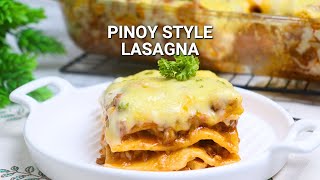 Pinoy Style Lasagna Recipe | Panghanda sa Holiday Series No. 1