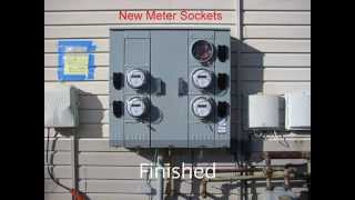 4 Gang Electric Meter Socket Replacement