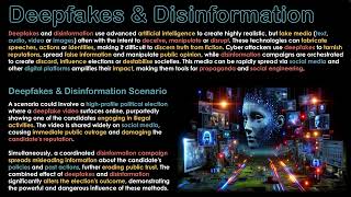 Emerging Cyber Threats   Deepfakes \u0026 Disinformation