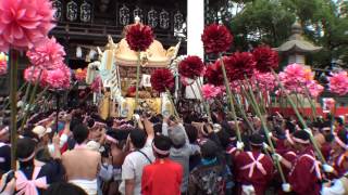 2013 平成25年 灘のけんか祭り（本宮） 東山屋台 登場