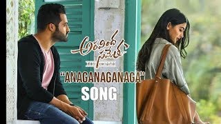 Aravinda sametha Anaganaganaga song whatsapp status