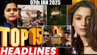 Top 15 Big News of Bollywood | 7th JANUARY  2025 | Salman Khan , Ramayana, Sunny Deol