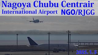 【NGO/RJGG】2025.1.5/Plane spotting at Nagoya Chubu Centrair Int'l/中部国際空港/セントレア/Dreamlifter/ドリームリフター