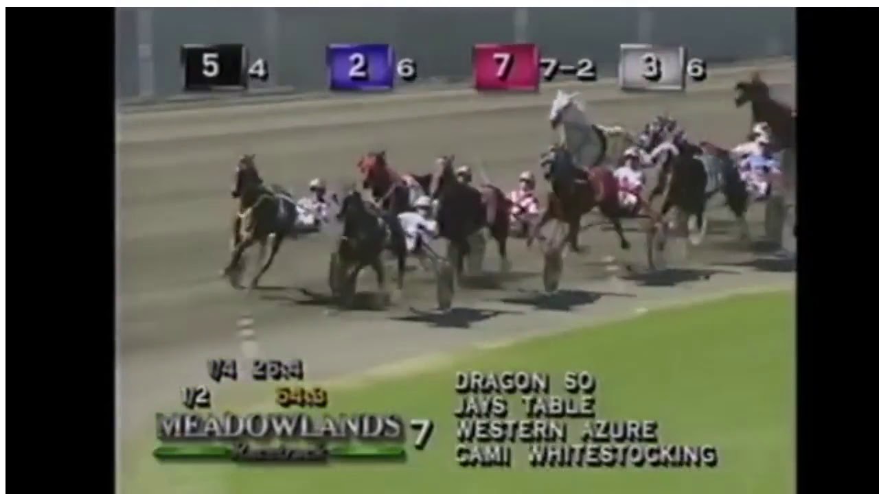 1998 Meadowlands Racetrack - Breeders Crown Mares Pace John Campbell ...