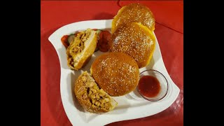 Chicken Stuffed Buns Recipe - Urdu/Hindi [English Subtitles] - Humaira Sid's Fusion