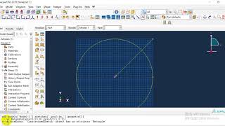 Python Script for Abaqus Tutorial- command for sketch careation from CLI