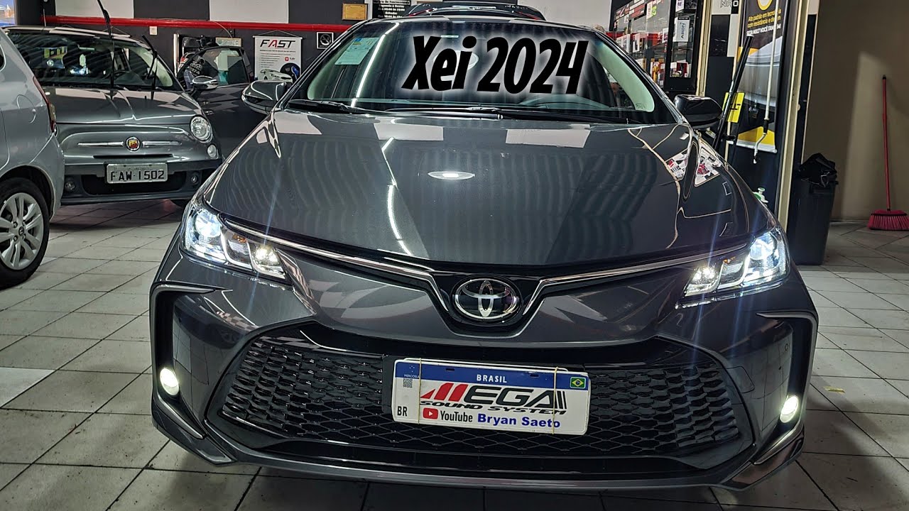 Toyota Corolla Xei 2024 Lâmpada Ultra Led Faróis + Led Interno+ Soleira ...