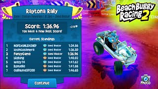 Raytona Rally - 1st🥇place First haha - El Zipo + Sand Blaster - Beach Buggy Racing 2