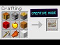 Minecraft Dar Poti Sa Craftezi Creative Mode...